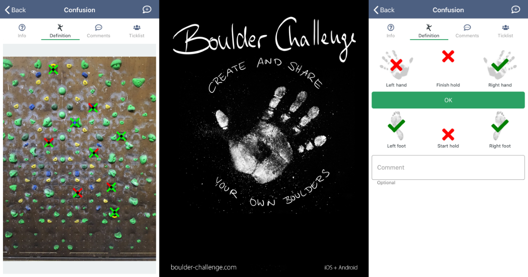 Boulder Challenge App